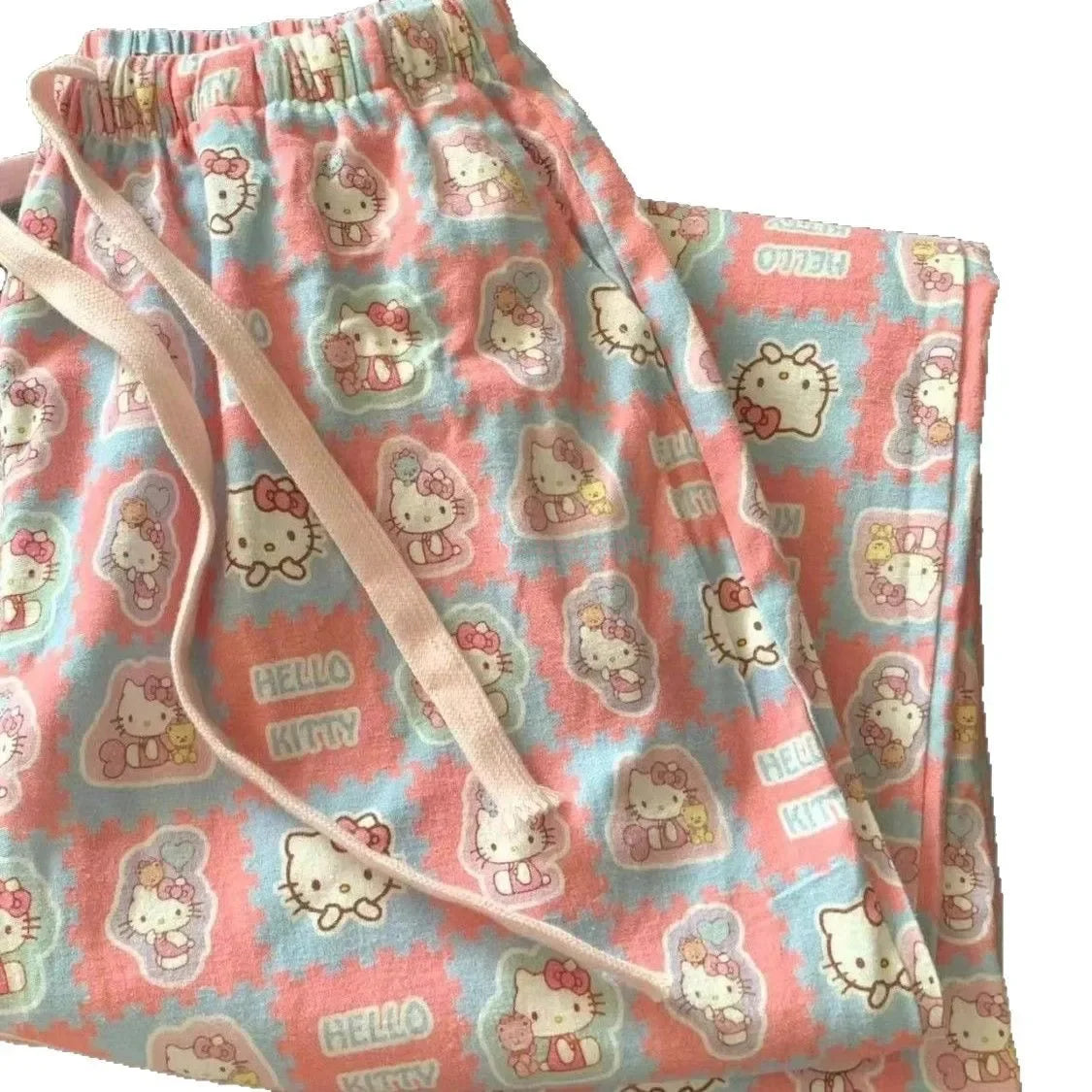 @@ Pajama Pants Women'S Spring Summer Trousers Walk Pants Pink Cartoon Loose Home Pajamas Versatile Home Pants