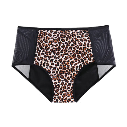 4-Layer Leakproof Menstrual Period Panties Fast Absorbent Underwear Sexy Lace Women Menstrual Briefs Plus Size Lingerie 5XL 6XL