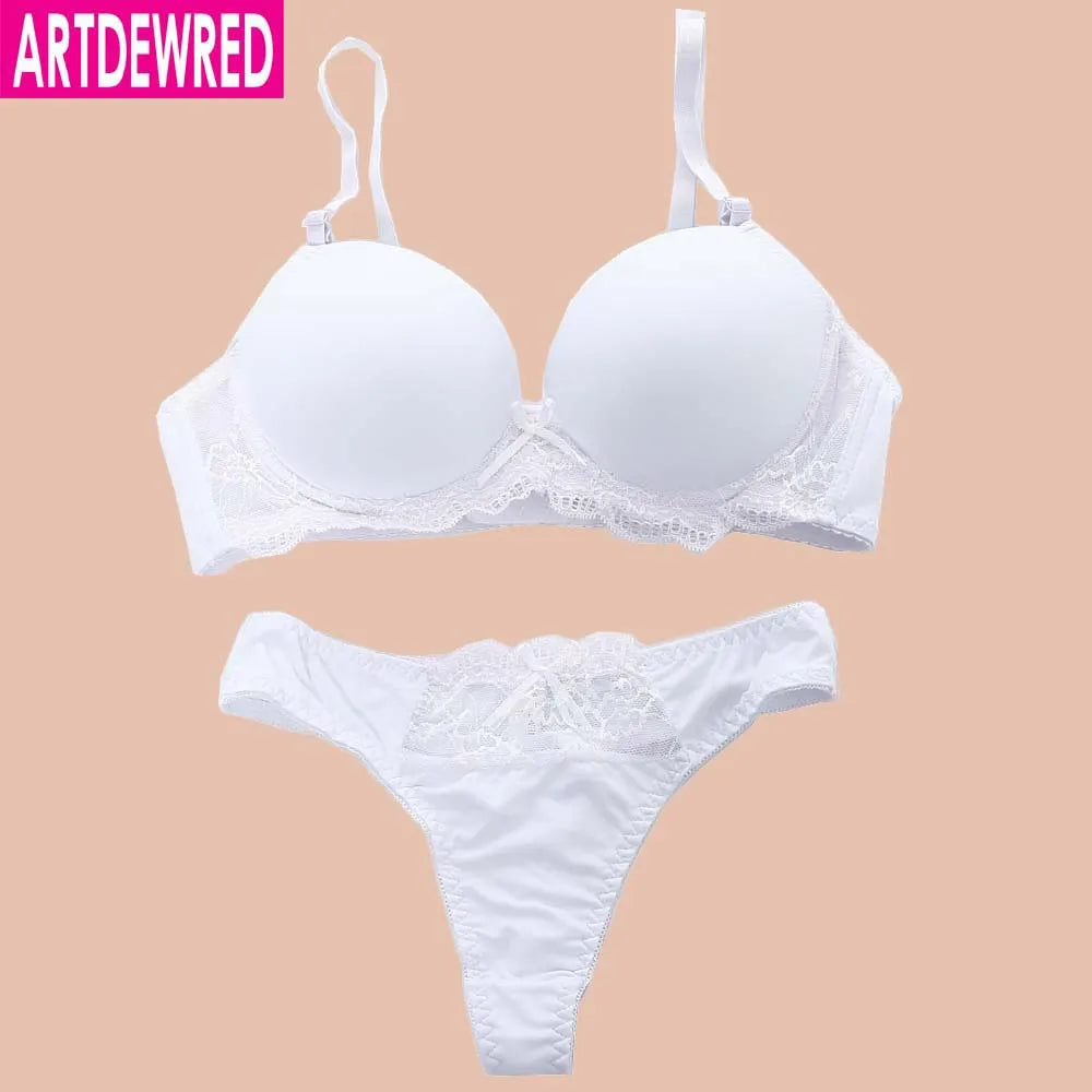 New 2020 Brand Sexy Seamless One Piece Intimates Bras & Brief Sets Underwear For Womens Ladies Push Up Plunge Dress Bra Sets
