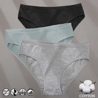 Cotton Panties Jacquard Design Pattern Women Panties Underwear Sexy Female Lingerie Briefs Solid Color Intimate Pantys for Woman