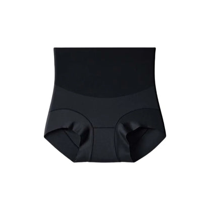 High Waist Postpartum Body Shaper Shapewear Cotton Crotch Butt Lifter Briefs Belly Contracting Solid Color Panties