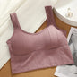 Breathable Sports Bra Anti-Sweat Fitness Top Women Seamless Yoga Bra Shockproof Crop Top Push Up Sport Bra Gym Workout Top