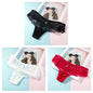 Women's Lace Thong Panties Brazilian Cut Low Waist Sexy See Through Lingerie Hollow Out Comfortable Elastic Underwear
