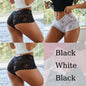 3PCS Sexy Floral Lace Panties Women Briefs Low Waist Soft Lingerie Comfortable Female Underwear Girls Intimates Panties S-XL