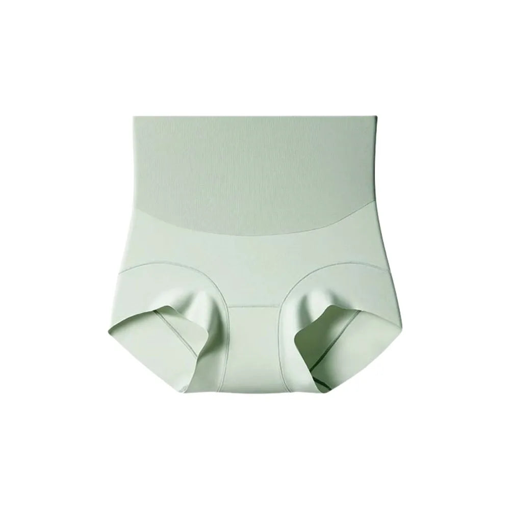High Waist Postpartum Body Shaper Shapewear Cotton Crotch Butt Lifter Briefs Belly Contracting Solid Color Panties