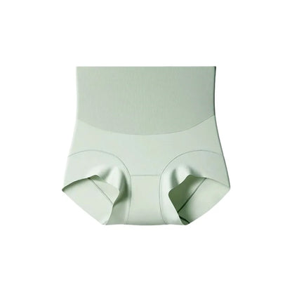 High Waist Postpartum Body Shaper Shapewear Cotton Crotch Butt Lifter Briefs Belly Contracting Solid Color Panties