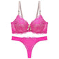 New Sexy Women Bras Set Push Up Underwear 34/75 36/80 38/85 40/90 42/95 ABCDE Cup Plus Size Lace Lady Lingerie
