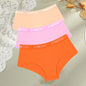 FINETOO 3Pcs Cotton Letter Belt Underwear Women's Panties Sexy Breathable Low Waist Briefs Female Stretch Comfortable Lingerie