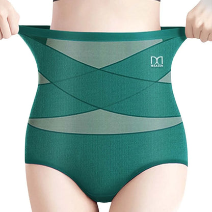 High Waist Postpartum Body Shaper Shapewear Cotton Seamless Underpants Large Size Panties Waist Trainer Tummy Control Underwear