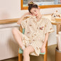 100% Cotton Lightweight Summer Pajamas Set Simple Design Loungewear for Indoor And Outdoor Wear Comfortable Sleepwear