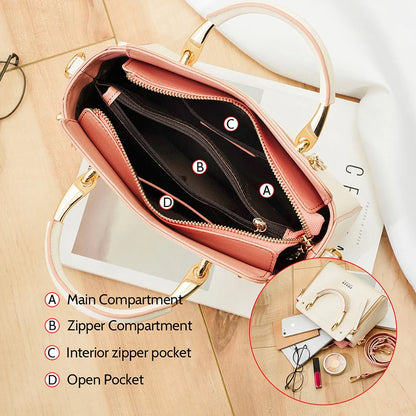 FOXER Split Leather Women's Shoulder Bag Elegant Handbag 2026 New Female Large Tote Bag Luxury Design Crossbody Purse