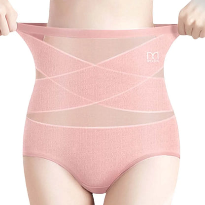 High Waist Postpartum Body Shaper Shapewear Cotton Seamless Underpants Large Size Panties Waist Trainer Tummy Control Underwear