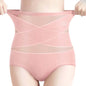 High Waist Postpartum Body Shaper Shapewear Cotton Seamless Underpants Large Size Panties Waist Trainer Tummy Control Underwear