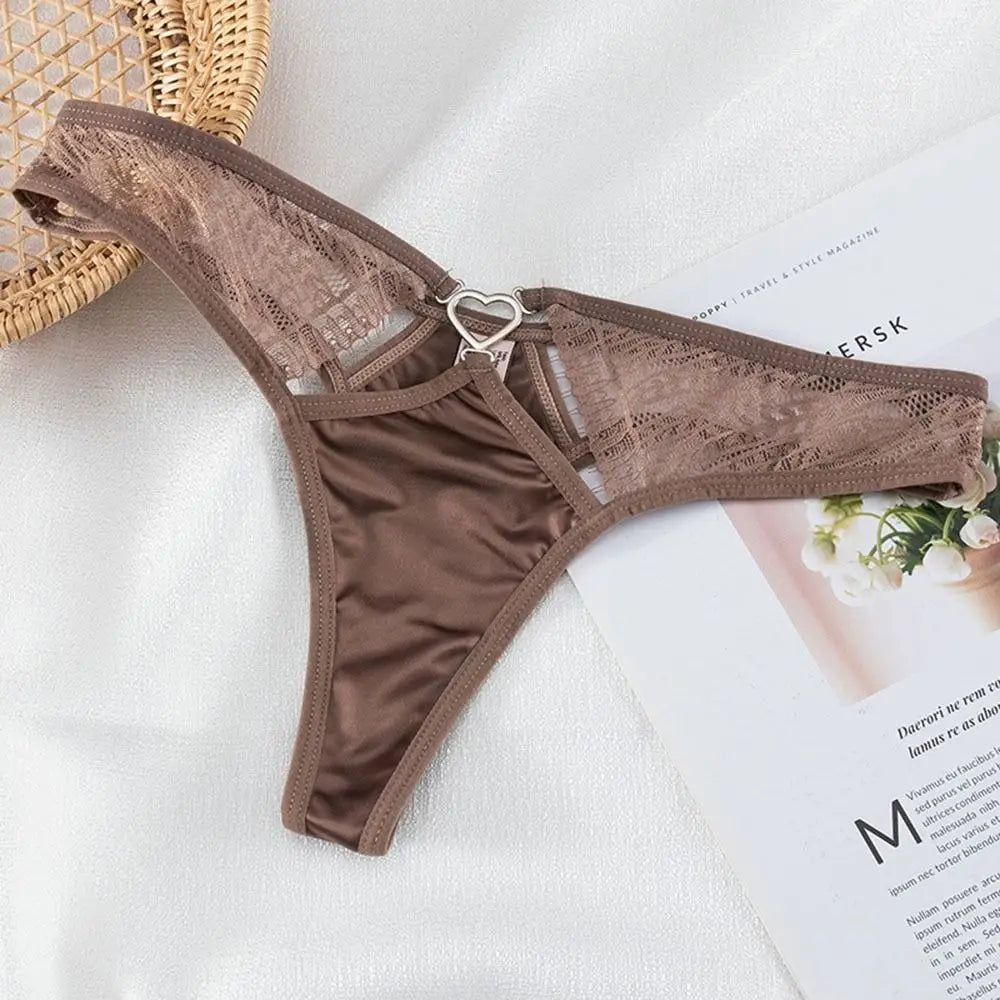 Temptation Seamless Underpants Love Heart Underwear Temptation For Women Female Lingerie Briefs Women Thong Lace Panties