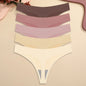 5PCS Ice Silk Seamless Thongs Women's Sexy Invisible Underwear Ultra-thin Low Waist G-String Breathable Stretchy Bikini Lingerie