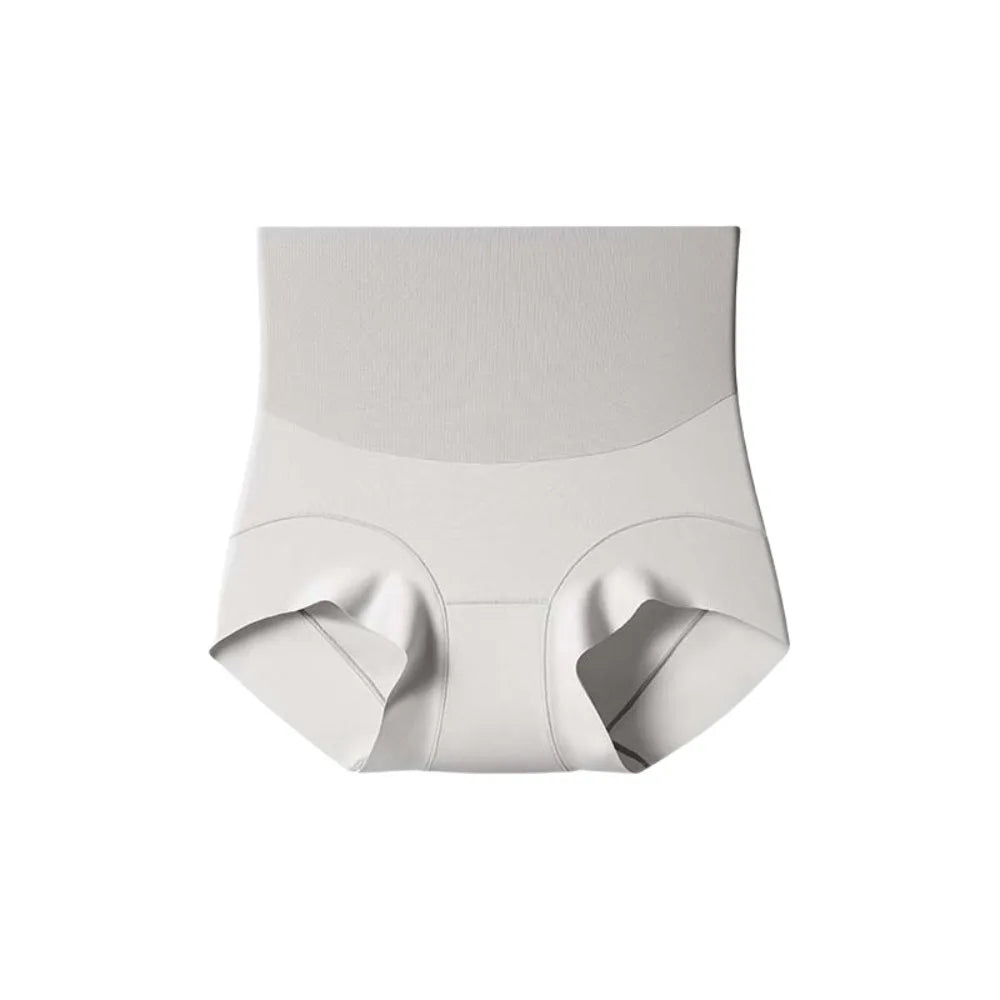 High Waist Postpartum Body Shaper Shapewear Cotton Crotch Butt Lifter Briefs Belly Contracting Solid Color Panties