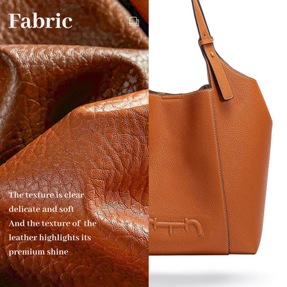 Retro Fashion Women's New Solid Color Shoulder Bag PU Material Versatile Commuter Women's Large Capacity Handbag