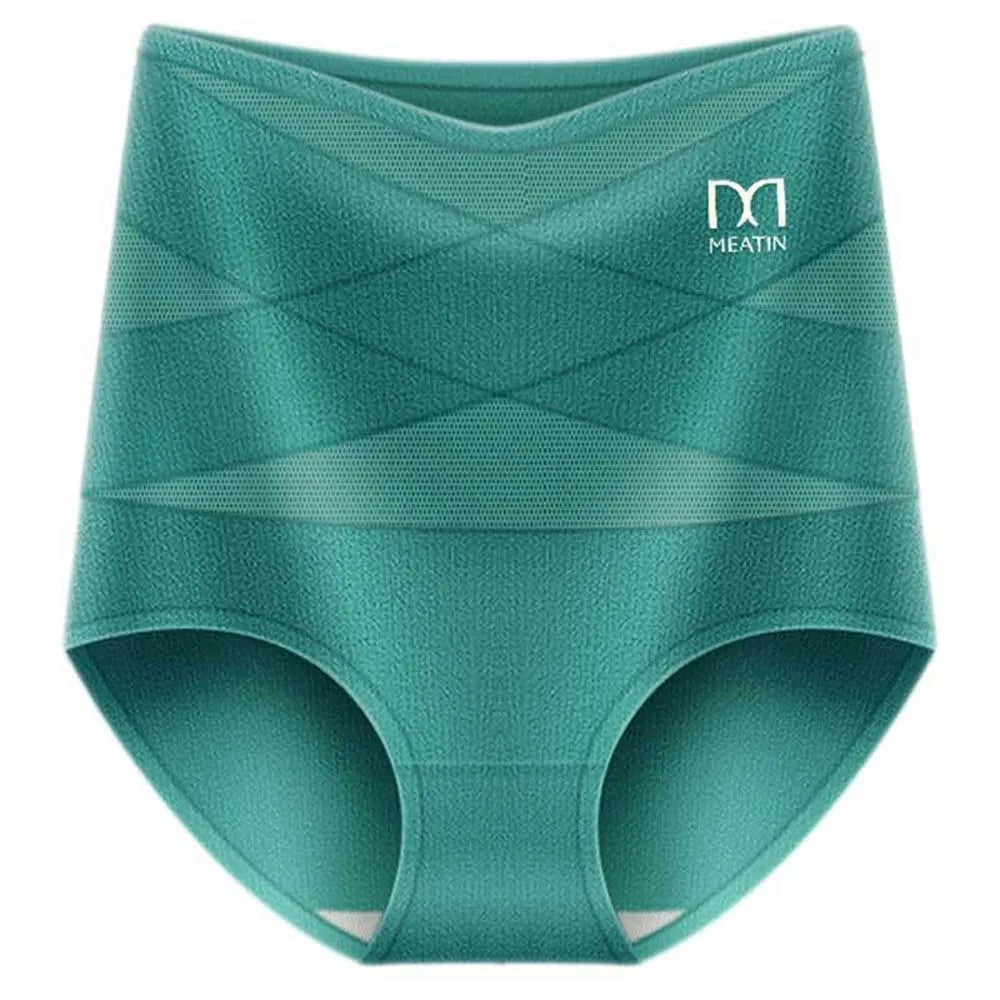 High Waist Postpartum Body Shaper Shapewear Cotton Seamless Underpants Large Size Panties Waist Trainer Tummy Control Underwear