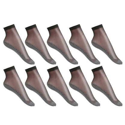 10 Pairs Women Socks Soft Socks Woman Summer Ultrathin Breathable Sock Casual Lightweight Female Transparent Boat Socks