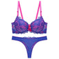 New Sexy Women Bras Set Push Up Underwear 34/75 36/80 38/85 40/90 42/95 ABCDE Cup Plus Size Lace Lady Lingerie