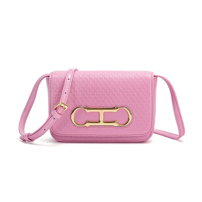 Letter Printing Design Multiple Colors Available Solid Color Simple and Fashionable New Product Women's Shoulder Bag