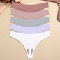 5PCS Ice Silk Seamless Thongs Women's Sexy Invisible Underwear Ultra-thin Low Waist G-String Breathable Stretchy Bikini Lingerie