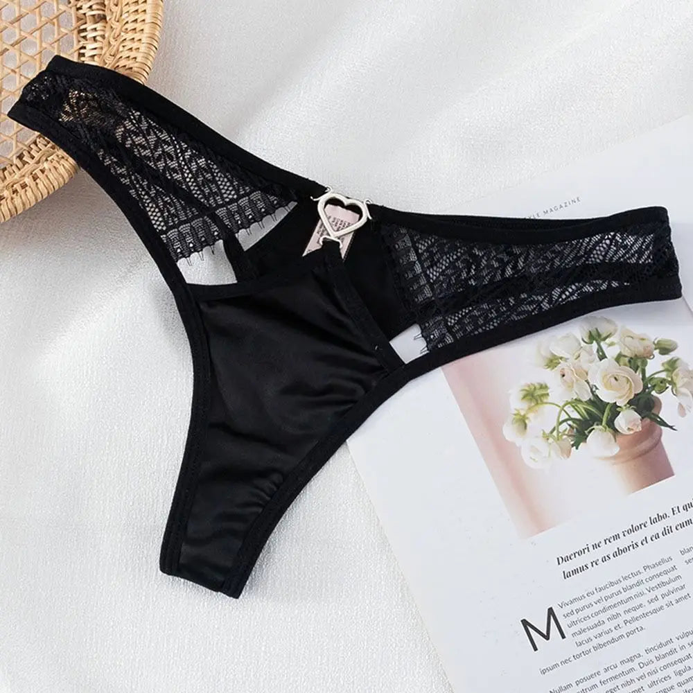Temptation Seamless Underpants Love Heart Underwear Temptation For Women Female Lingerie Briefs Women Thong Lace Panties