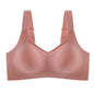 Beautiful Back Large Size Soft Support Push-up Bra For Women, Seamless One-piece, Wire-free, Adjustable Sports Thin Bra Seamless
