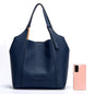 Retro Fashion Women's New Solid Color Shoulder Bag PU Material Versatile Commuter Women's Large Capacity Handbag