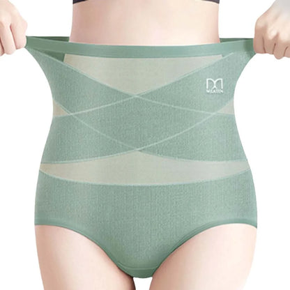 High Waist Postpartum Body Shaper Shapewear Cotton Seamless Underpants Large Size Panties Waist Trainer Tummy Control Underwear