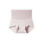 High Waist Postpartum Body Shaper Shapewear Cotton Crotch Butt Lifter Briefs Belly Contracting Solid Color Panties